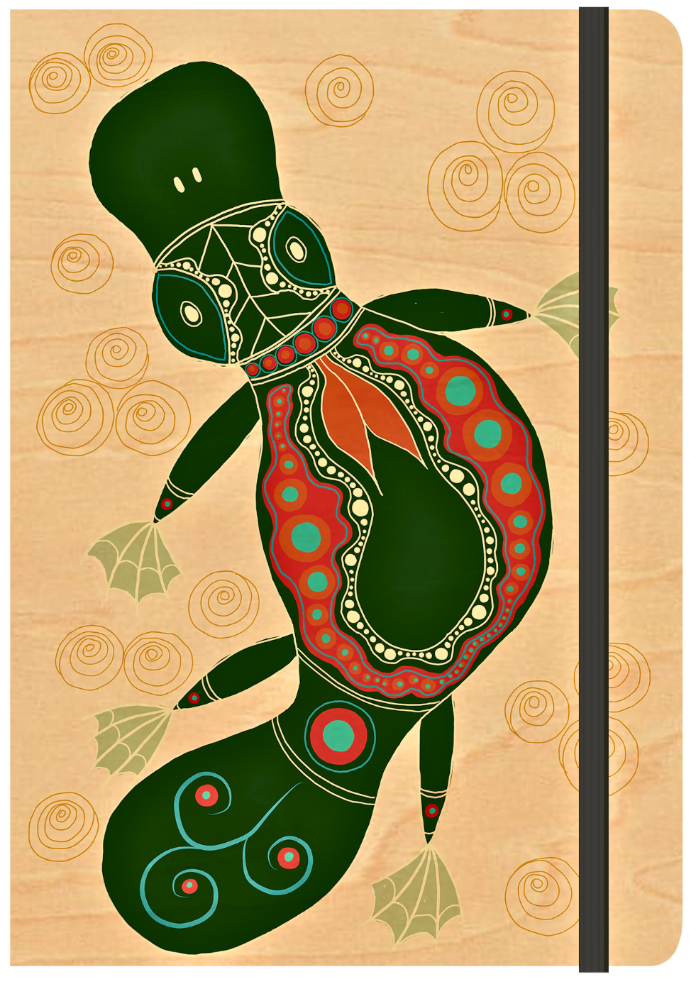 A5 Wood Cover Journal (Blank) - Gugula (Platypus)