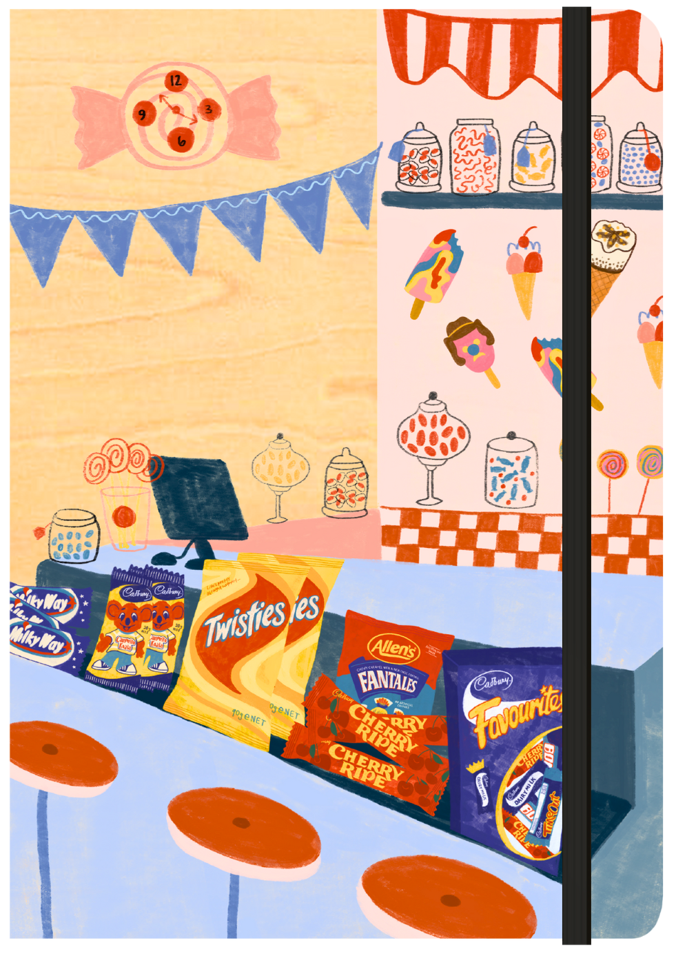 A5 Wood Cover Journal (Blank) - Lolly Shop