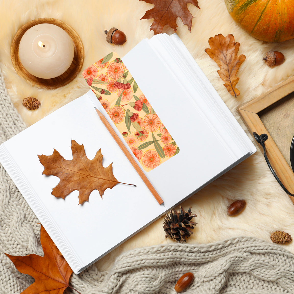 Wood Bookmark - Red Eucalyptus