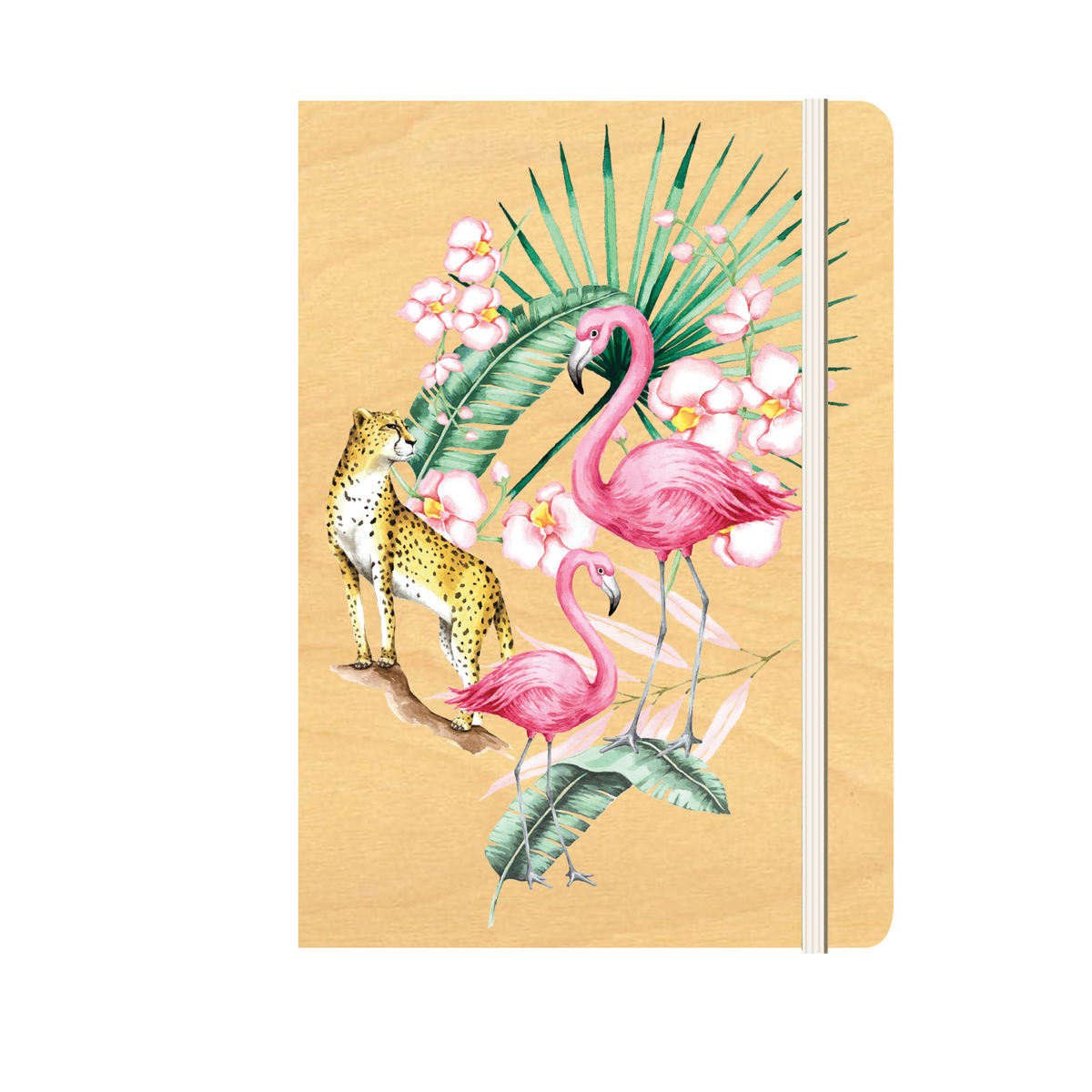 Wood Cover B6 Notebook Bundle - 6 Pack - Garden Collection