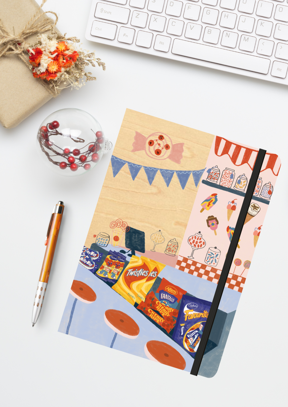 A5 Wood Cover Journal (Blank) - Lolly Shop