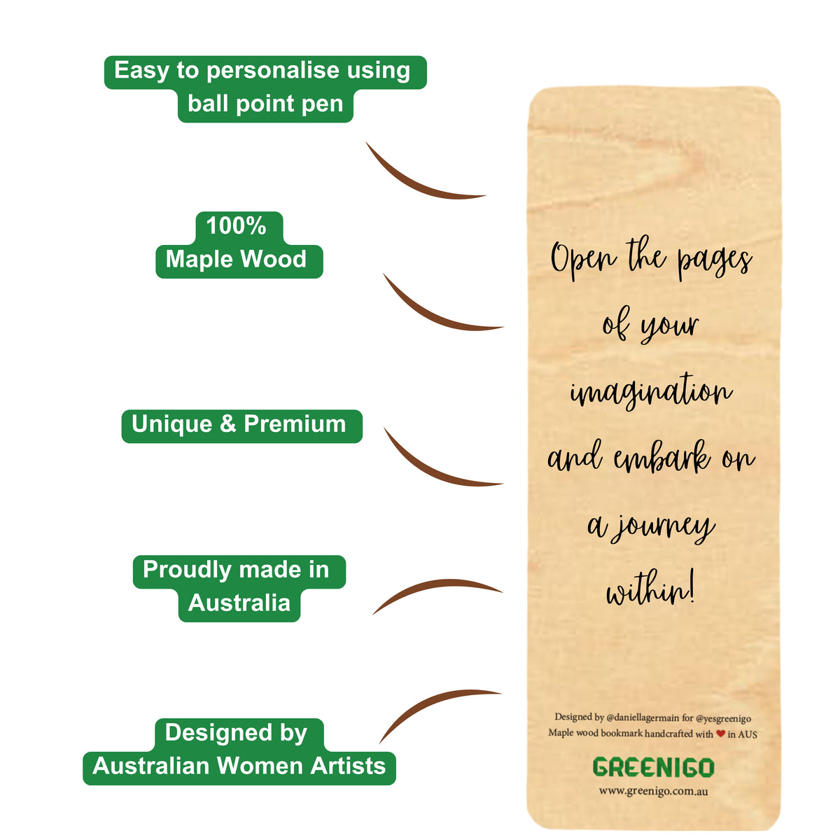 Red Eucalyptus Burst Maple Wood Gift Pack