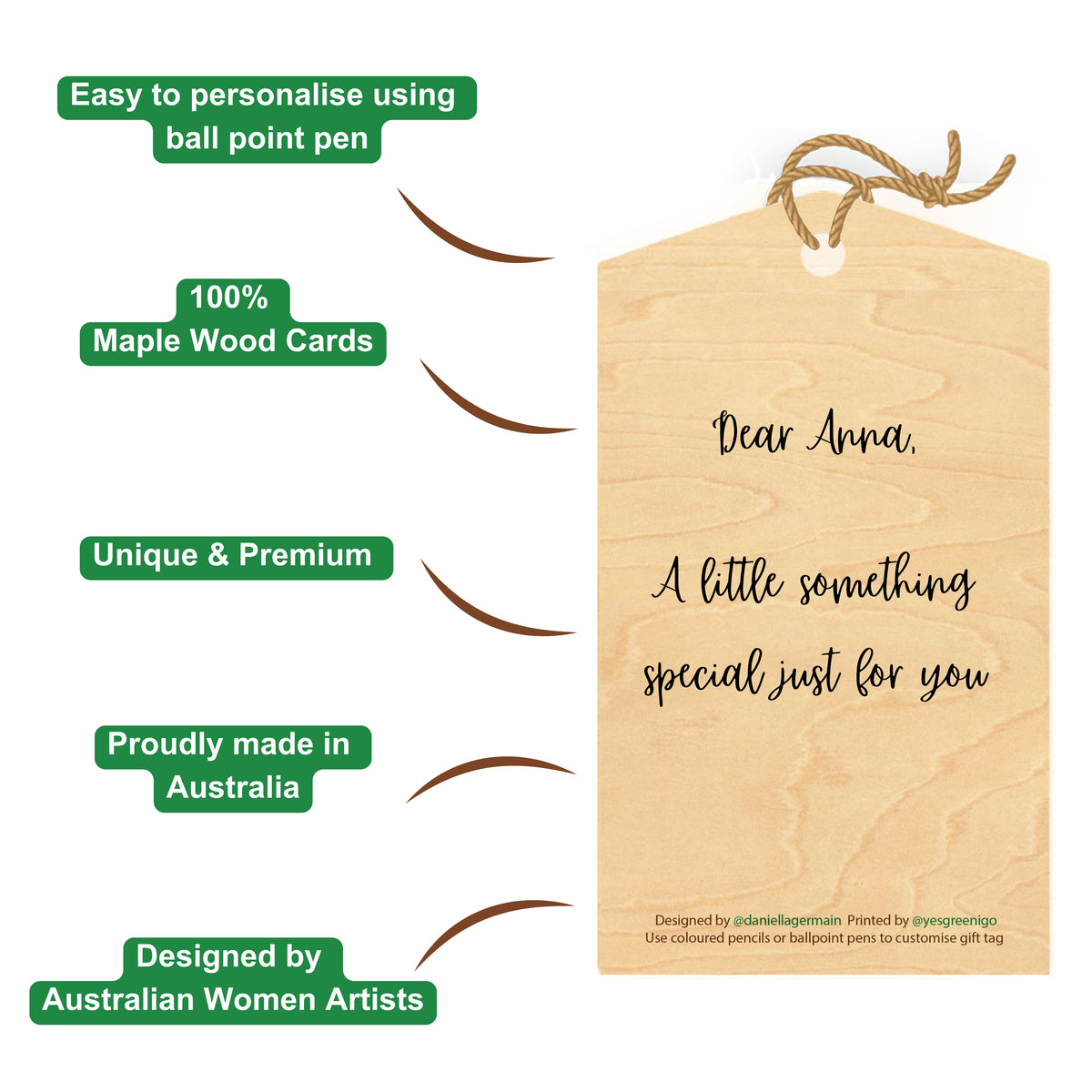 Red Eucalyptus Burst Maple Wood Gift Pack