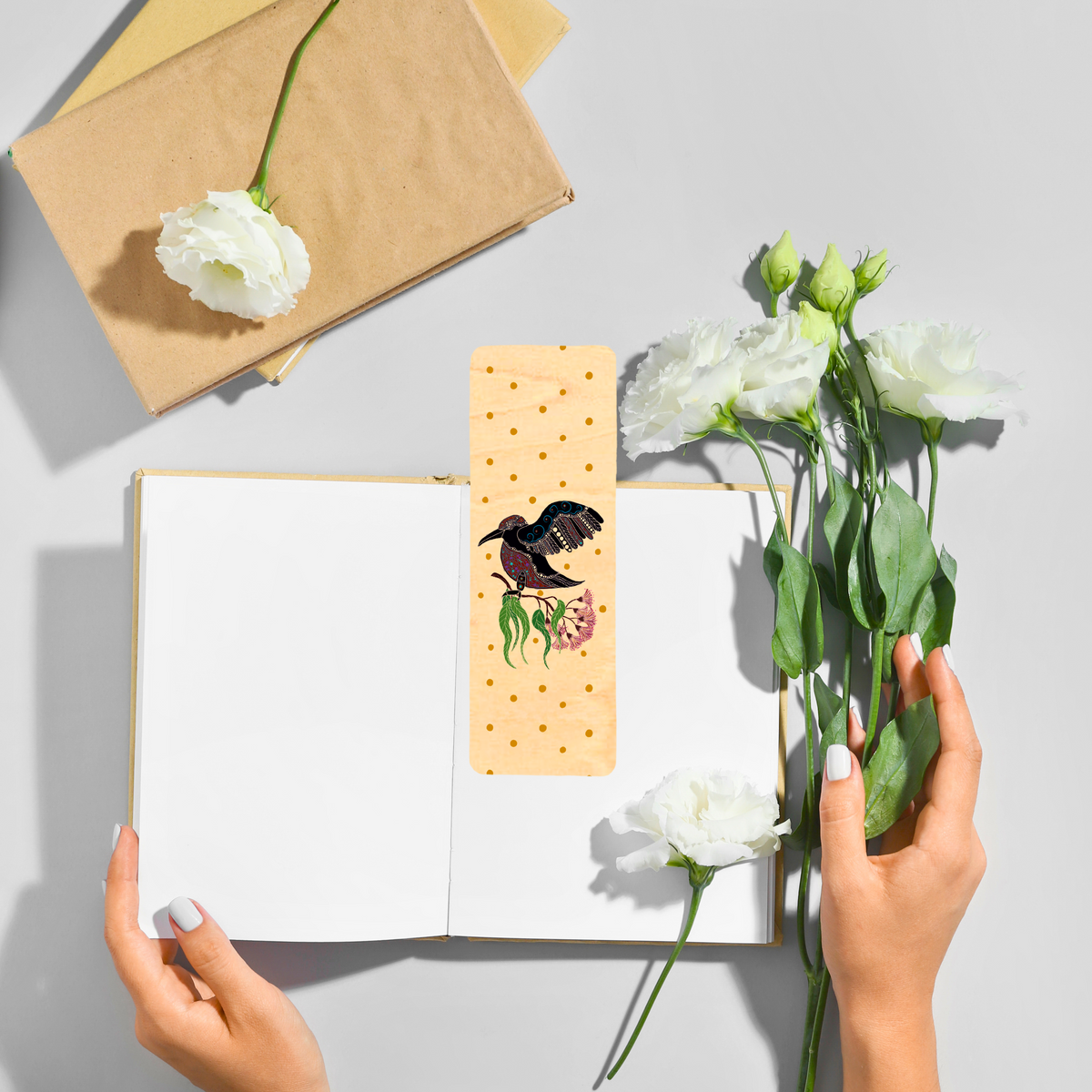Wood Bookmark - Gunggaga (Kookaburra)