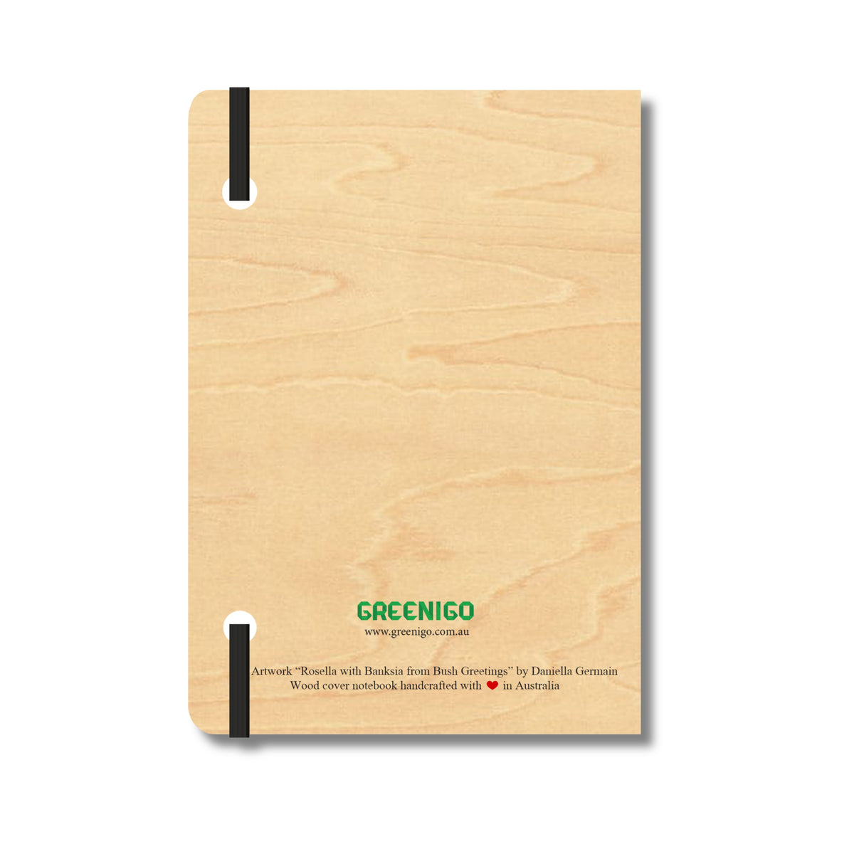 Wood Cover B6 Notebook Bundle - 6 Pack - Bush Greetings Collection