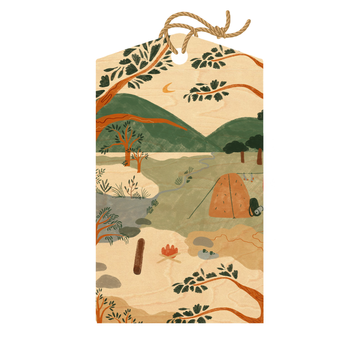 Wood Gift Tag Bundle - 6 Pack - Life Down Under