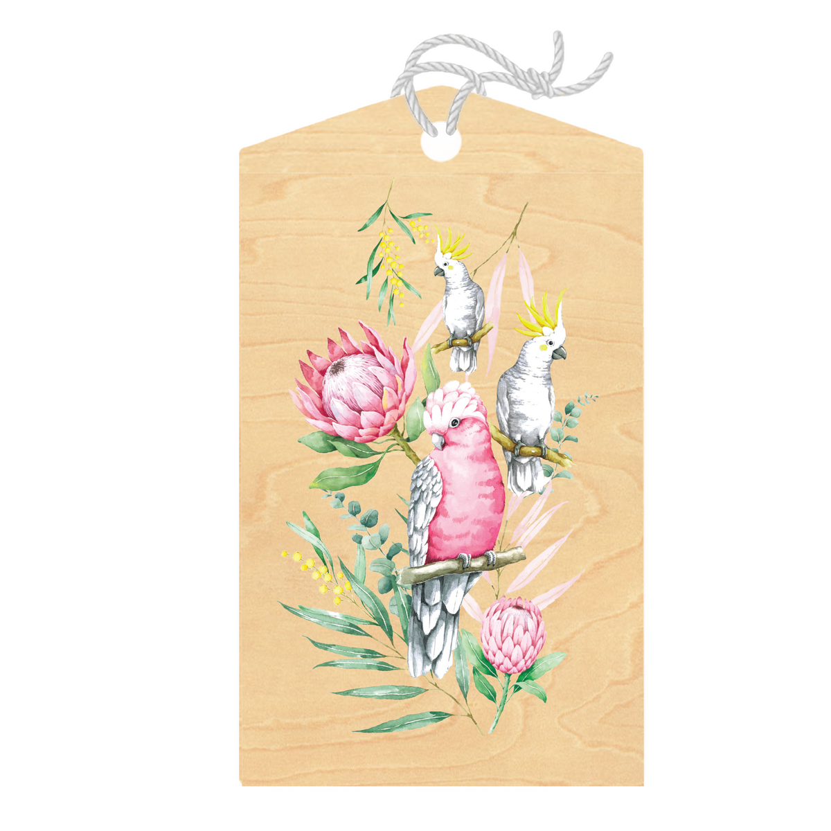 Wood Gift Tag Bundle - 6 Pack - Garden Collection