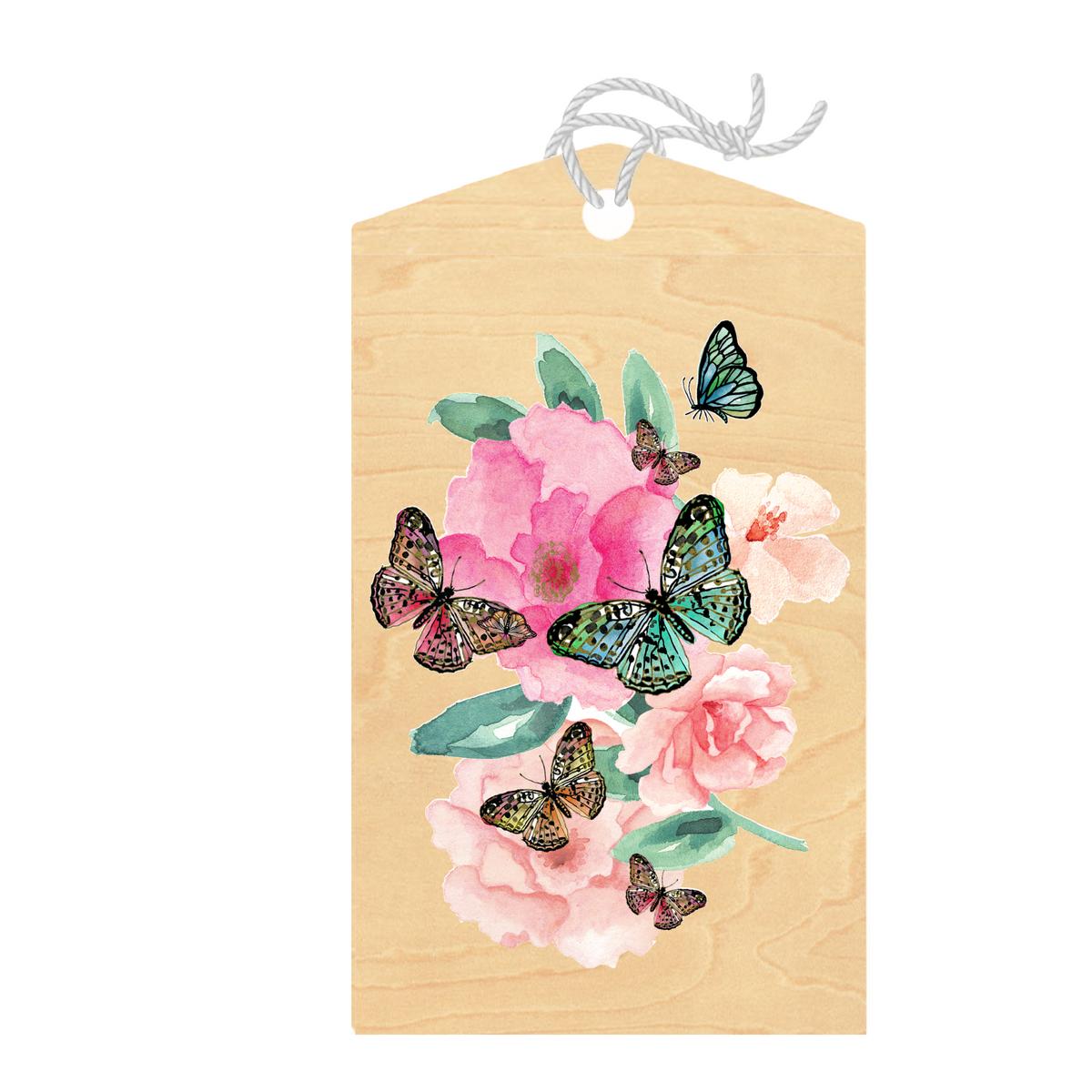 Wood Gift Tag Bundle - 6 Pack - Garden Collection