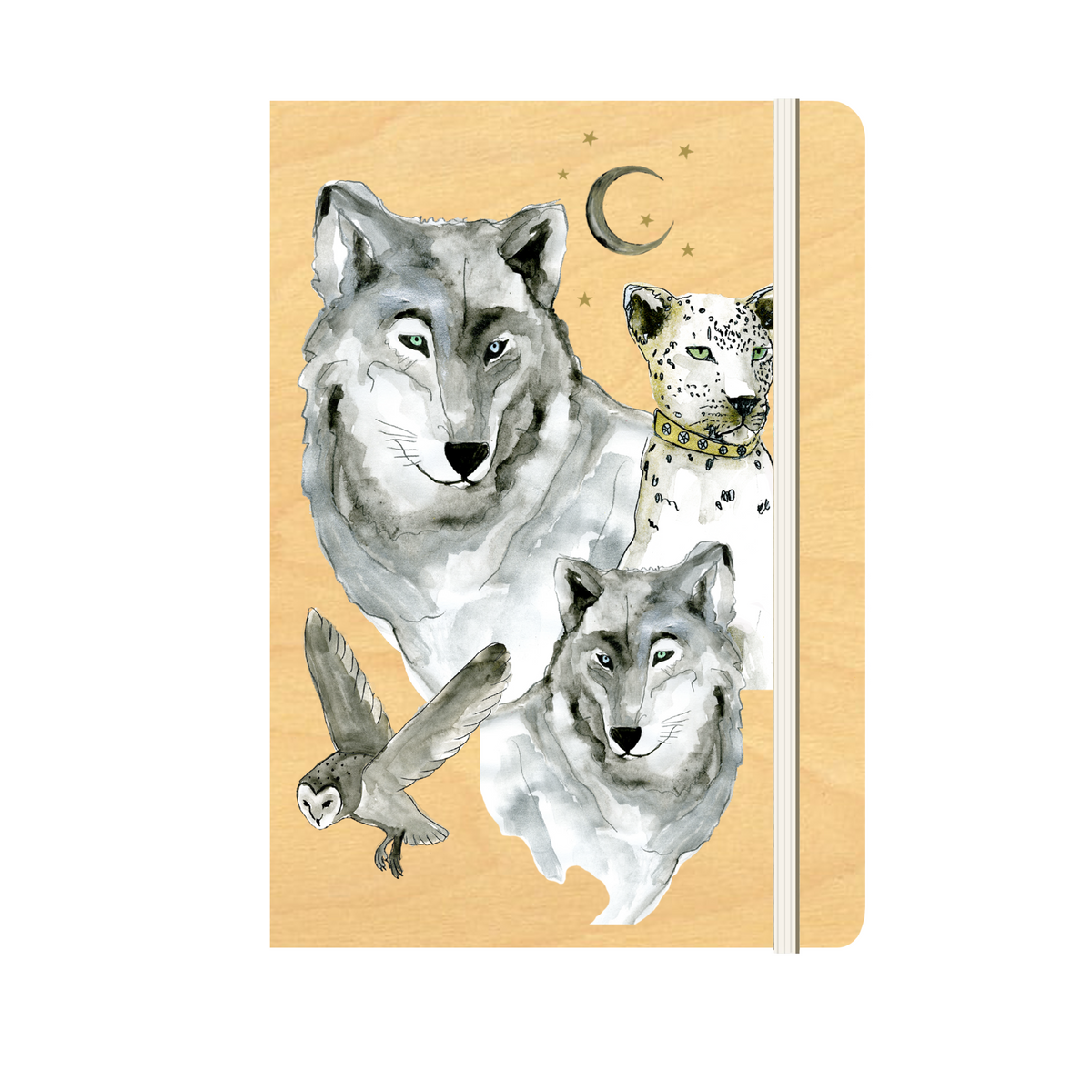 Wood Cover B6 Notebook Bundle - 6 Pack - Garden Collection