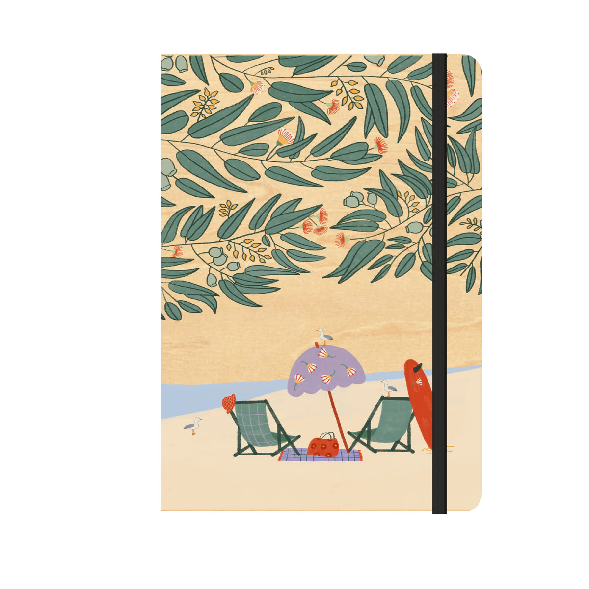 Wood Cover B6 Notebook Bundle - 6 Pack - Life Down Under Collection