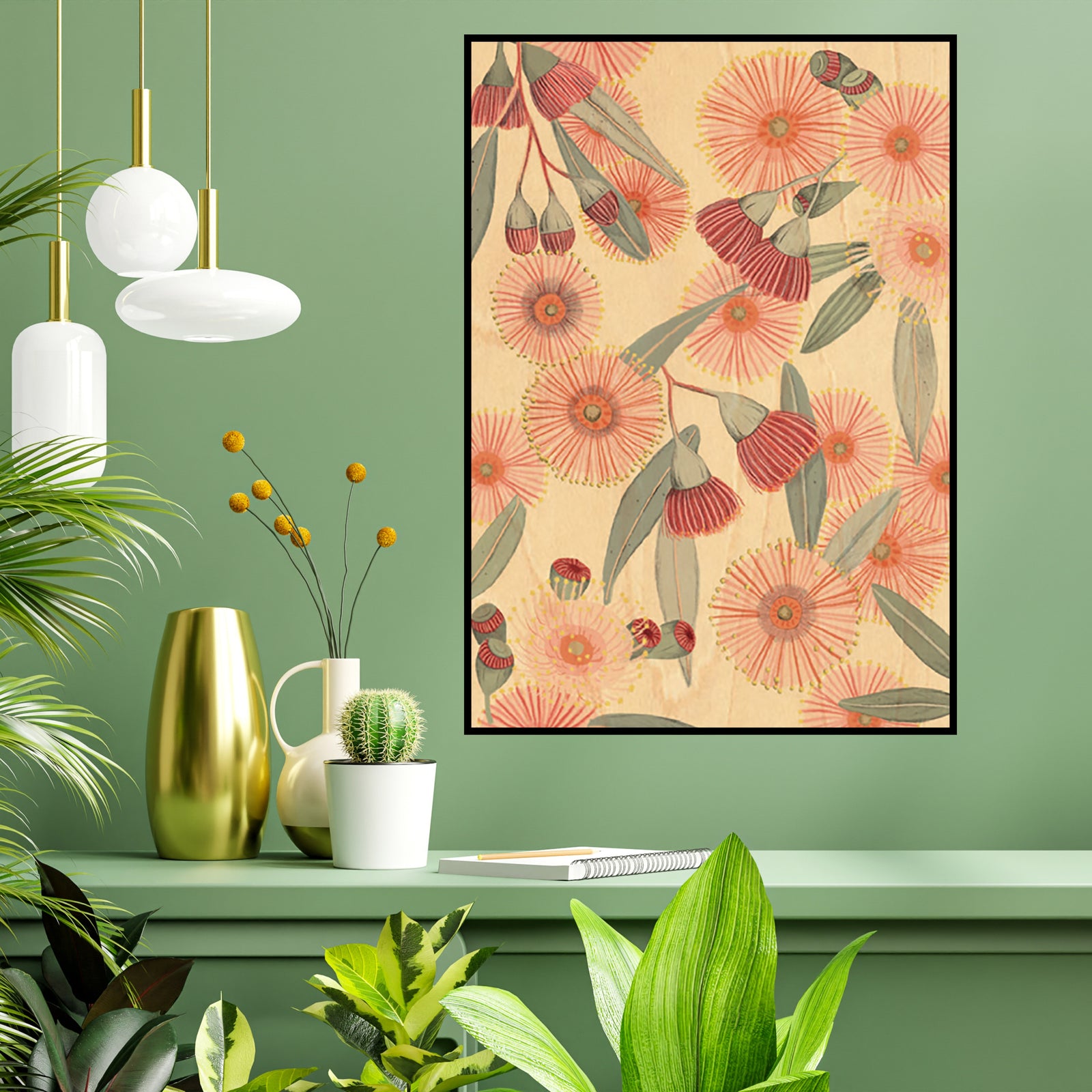 Wood Art Print A3 - Red Eucalyptus