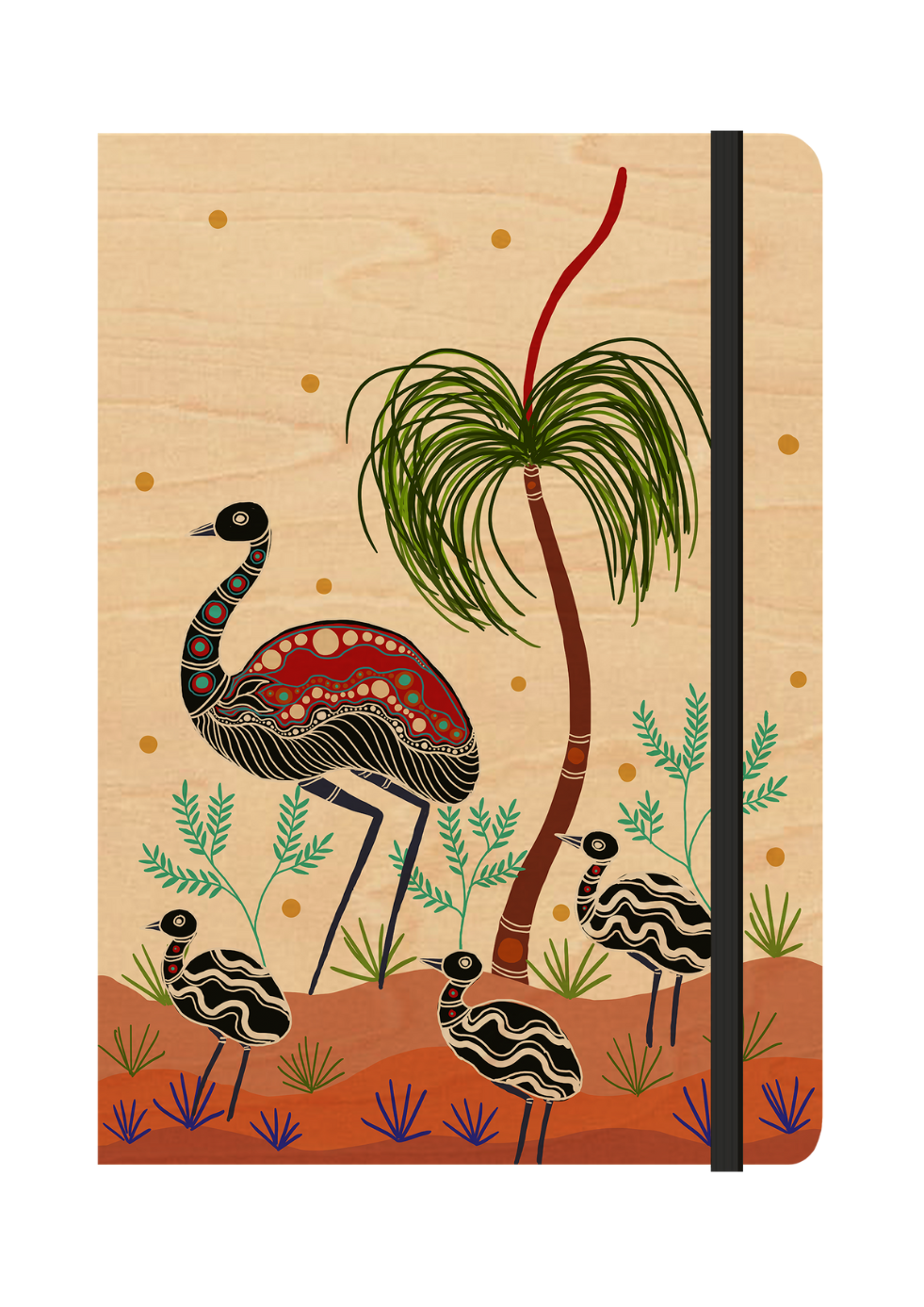 Wood Cover A5 Journal Bundle - 6 Pack - Jigay Collection