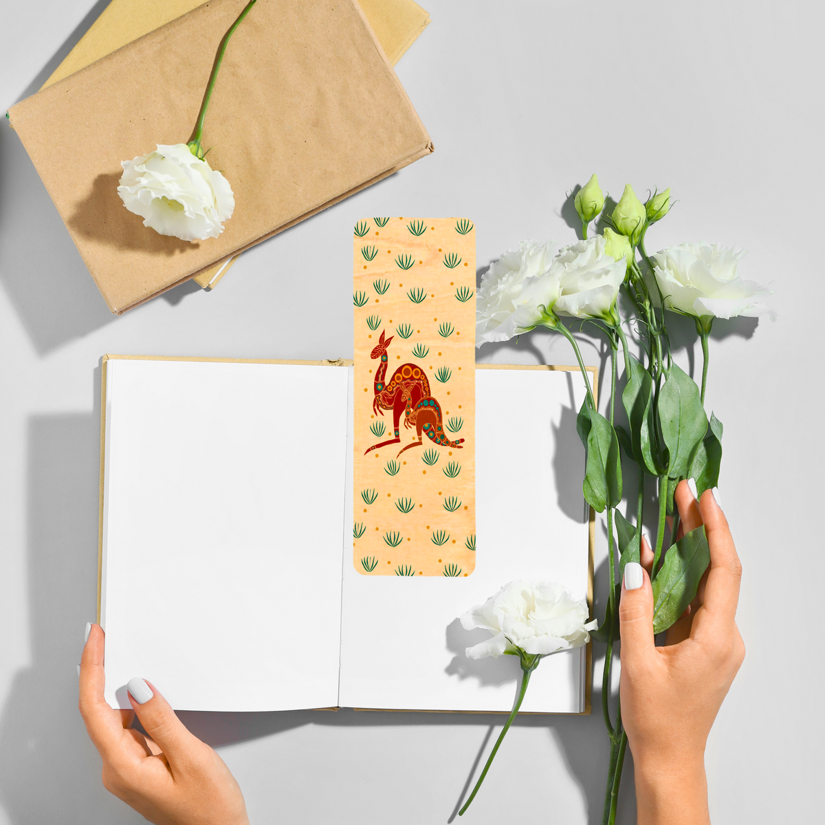 Wood Bookmark - Yuri (Kangaroo)