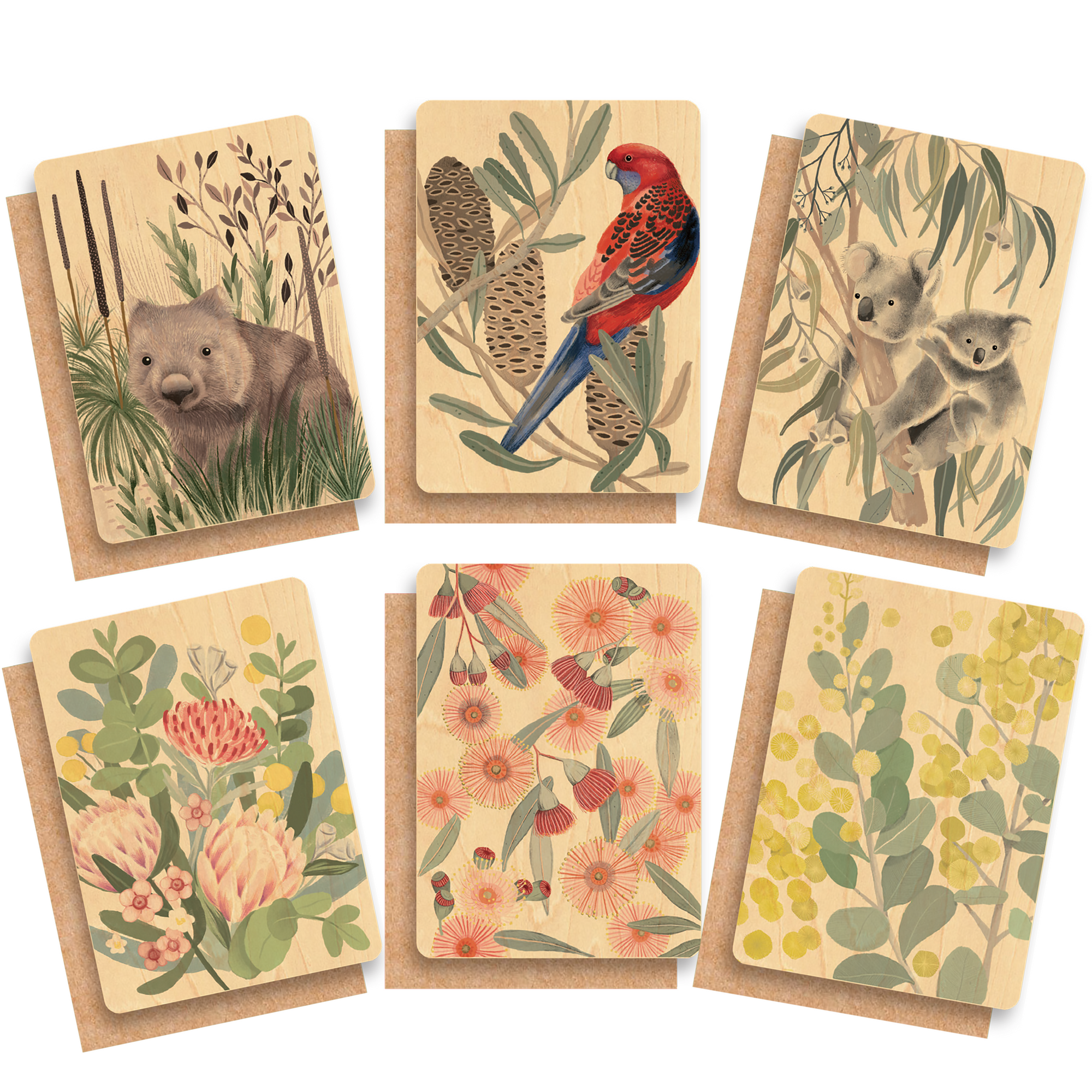 Wood Greeting Cards