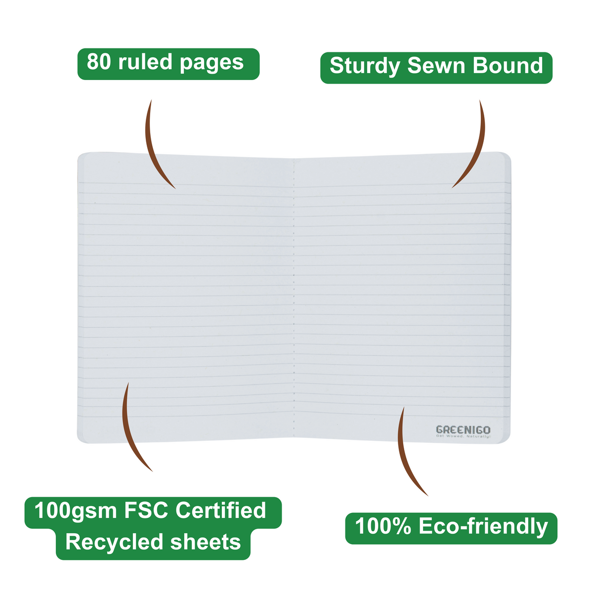 Wood Cover B6 Notebook Bundle - 6 Pack - Life Down Under Collection