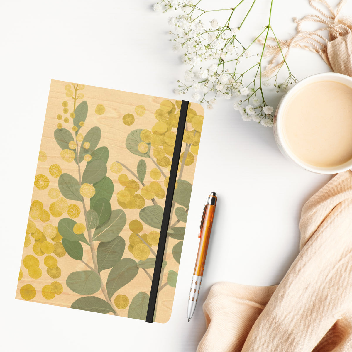 Wood Cover A5 Journal Bundle - 6 Pack - Bush Greetings Collection