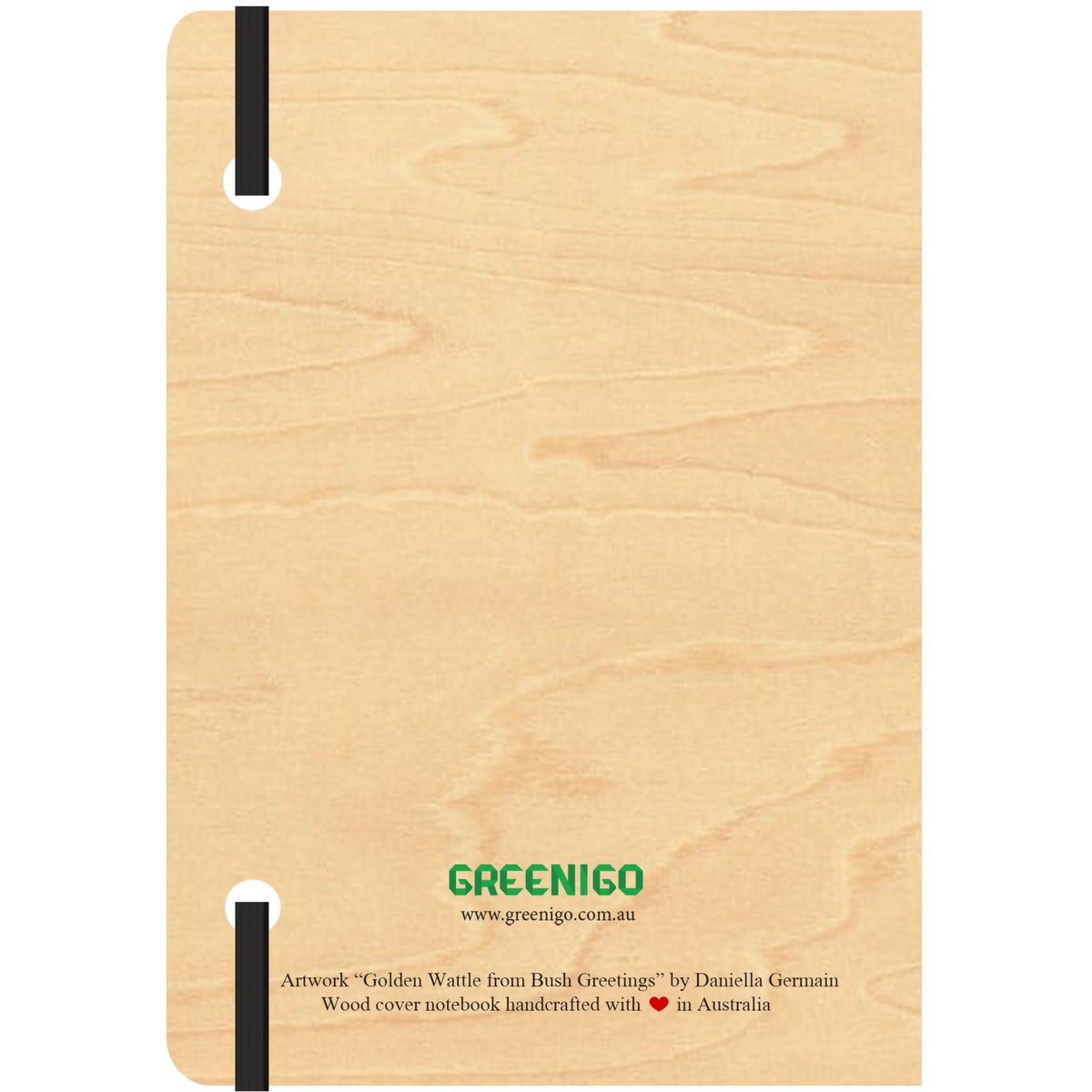 Wood Cover A5 Journal Bundle - 6 Pack - Bush Greetings Collection